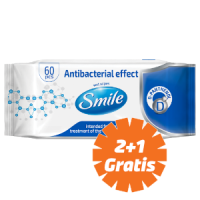 Antibakteriálne obrúsky SMILE s D-panthenolom 60ks